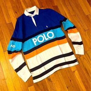 🎾 Polo Ralph Lauren Australian Open Custom Slim Rugby Shirt